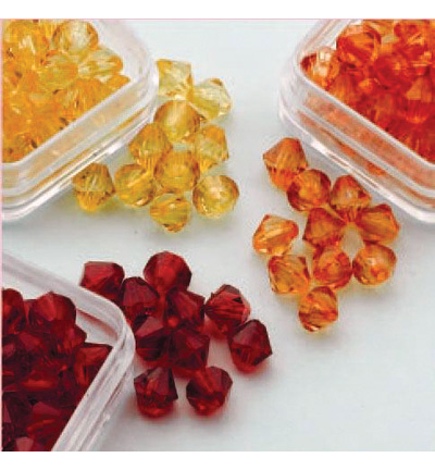 12034-0602 - Hobby Crafting Fun - Toupies - Bicones - Diamand Trio