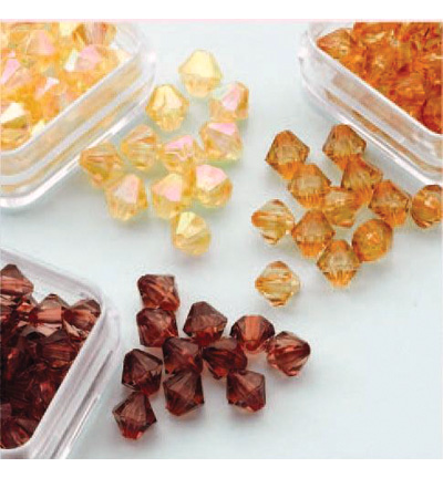 12034-0609 - Hobby Crafting Fun - Toupies - Bicones - Diamand Trio