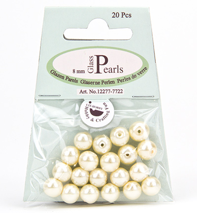 12277-7722 - Hobby Crafting Fun - Beige,rond - Perles - Rond