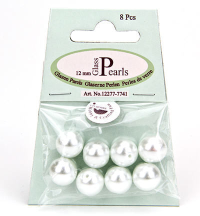 12277-7741 - Hobby Crafting Fun - White,rond - 