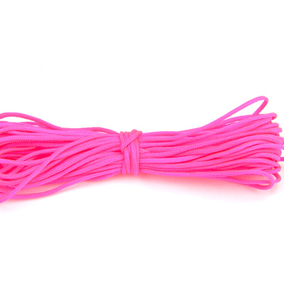 12284-8404 - Hobby Crafting Fun - Shamballa Cord, Neon Pink - Shamballa Cord