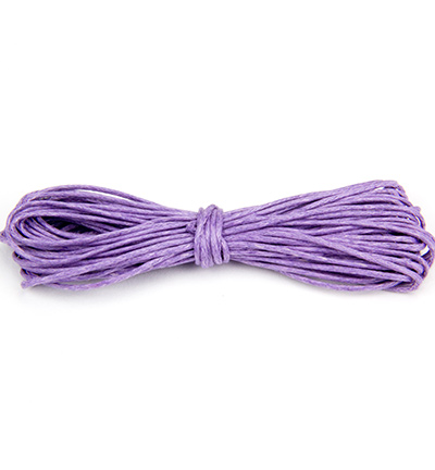 12282-8205 - Hobby Crafting Fun - Round,Violet - Waxed Cotton Cord