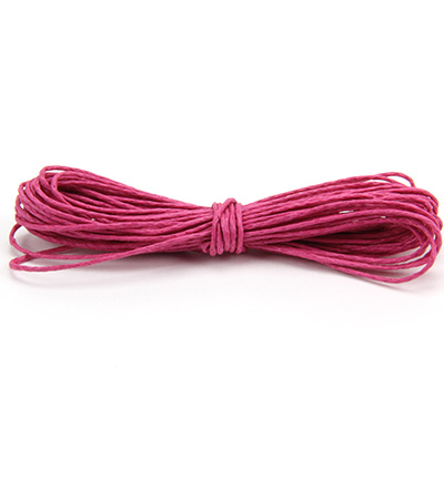 12283-8304 - Hobby Crafting Fun - Round,Cyclamen - Waxed Cotton Cord