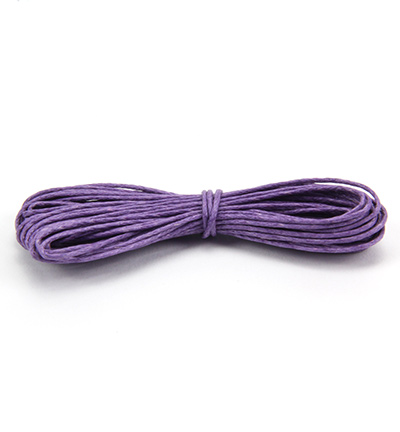 12283-8305 - Hobby Crafting Fun - Round,Violet - Waxed Cotton Cord
