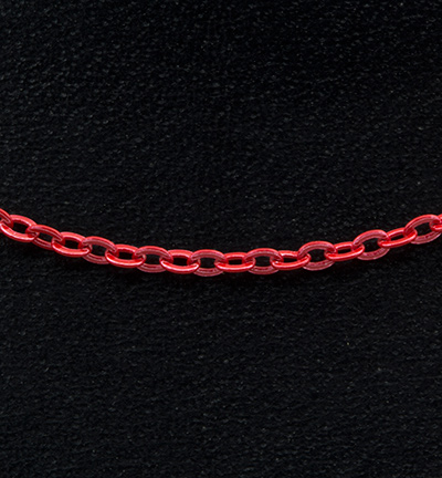 12295-9523 - Hobby Crafting Fun - Jewelry Chain, Red - Jewelry chain