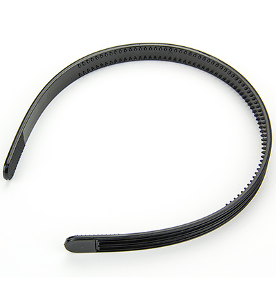 12299-9902 - Hobby Crafting Fun - Tiara, black, plastic - Tiara