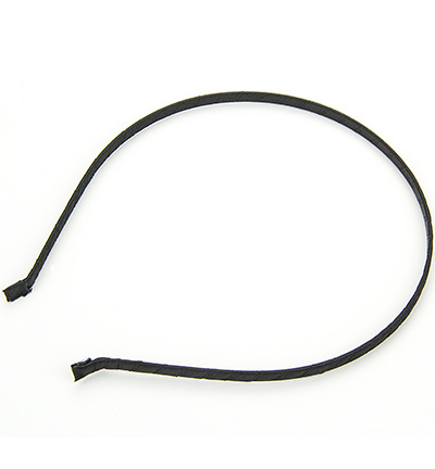 12299-9903 - Hobby Crafting Fun - Tiara, black, fabric covered - Tiara