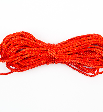 12316-1602 - Hobby Crafting Fun - Twisted Cord, Red - Twisted cord
