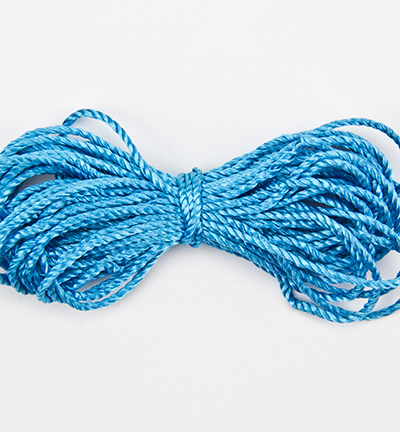 12316-1607 - Hobby Crafting Fun - Twisted Cord, Turquoise - Twisted cord