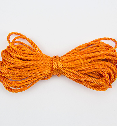 12316-1609 - Hobby Crafting Fun - Twisted Cord, Orange - Twisted cord
