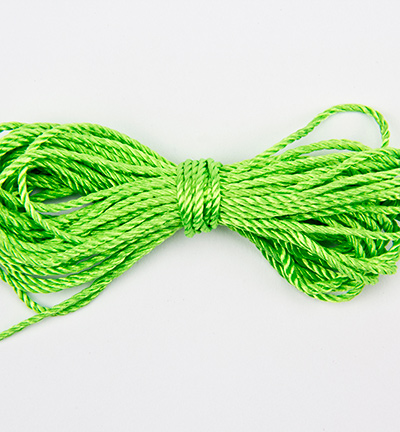 12316-1610 - Hobby Crafting Fun - Twisted Cord, Green - Twisted cord
