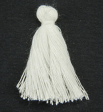 12317-1702 - Hobby Crafting Fun - Houppes White - Franges & pompons 12317-1702 - Hobby Crafting Fun - Houppes White - Franges & pompons