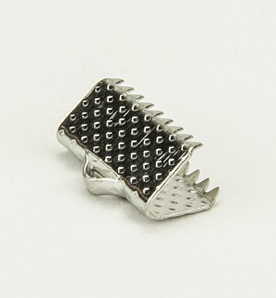 12319-1902 - Hobby Crafting Fun - Cord Clasp with Eye Platinum - Clasp / Karabijn