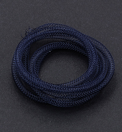 12331-3105 - Hobby Crafting Fun - Fish Net Tubes, Bleu marine - Fishnet tubes