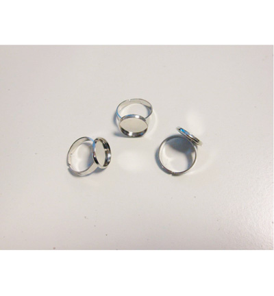 12332-3211 - Hobby Crafting Fun - Bague, Platine - Bagues