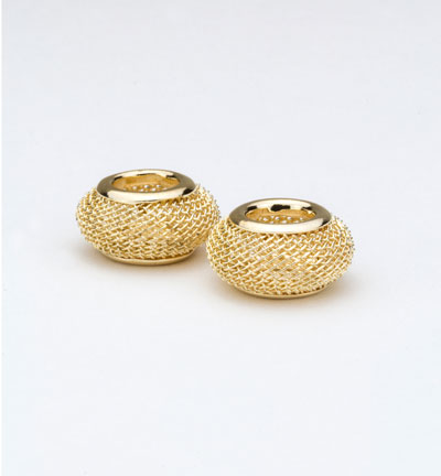 12340-4023 - Hobby Crafting Fun - Net Beads, Gold - Net Beads 18mm
