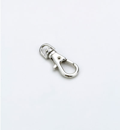 12032-4721 - Hobby Crafting Fun - Hook & clasp, Platinum - Porte-clé