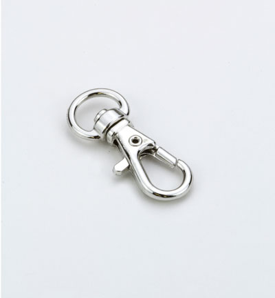 12032-4731 - Hobby Crafting Fun - Hook & clasp, Platinum - Porte-clé