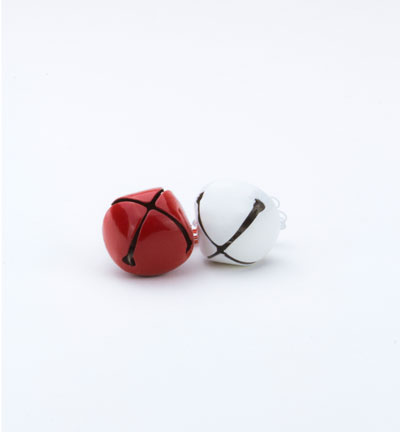 12327-2721 - Hobby Crafting Fun - Croix, Red/ White - Clochettes