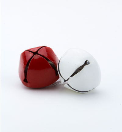 12327-2741 - Hobby Crafting Fun - Croix, Red/ White - Clochettes