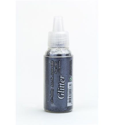 12343-4303 - Hobby Crafting Fun - Glitter Fine, Jet - Fine glitter