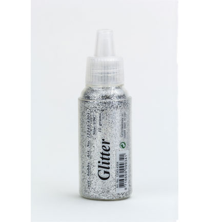 12343-4304 - Hobby Crafting Fun - Glitter Fine, AB Silver - 