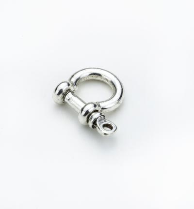 12349-4901 - Hobby Crafting Fun - Metal Fastener with Screw Pin, Platinum - Fastener with Screw Pin
