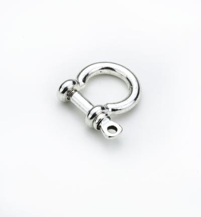 12349-4902 - Hobby Crafting Fun - Metal Fastener with Screw Pin, Platinum - Fastener with Screw Pin