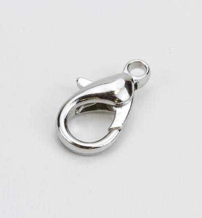 12356-5603 - Hobby Crafting Fun - Mousqueton Platinum - Clasp / Karabijn