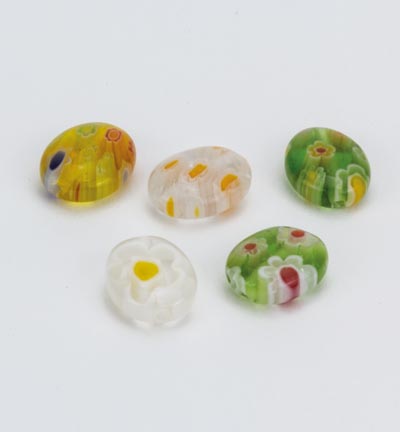 11809-2901 - Hobby Crafting Fun - Perles assorti - Flower Beads