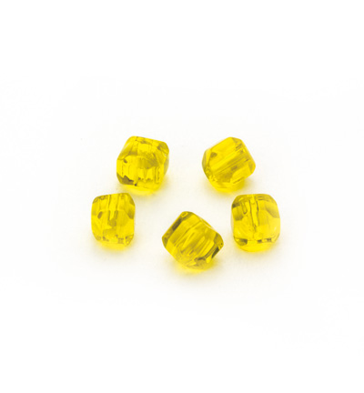 11809-2510 - Hobby Crafting Fun - Yellow - Square Beads