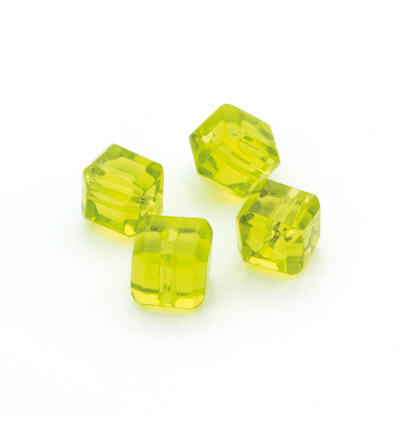 11809-2619 - Hobby Crafting Fun - Green - Square Beads