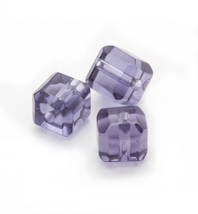 11809-2712 - Hobby Crafting Fun - Lt. Purple - Square Beads