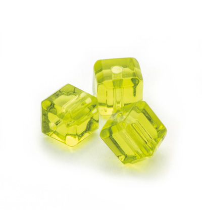 11809-2719 - Hobby Crafting Fun - Green - Square Beads