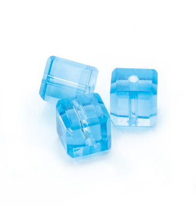 11809-2731 - Hobby Crafting Fun - Turquoise - Square Beads