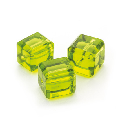 11809-2819 - Hobby Crafting Fun - Green - Square Beads