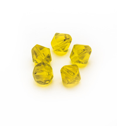 11809-2410 - Hobby Crafting Fun - Yellow - Bicone Beads