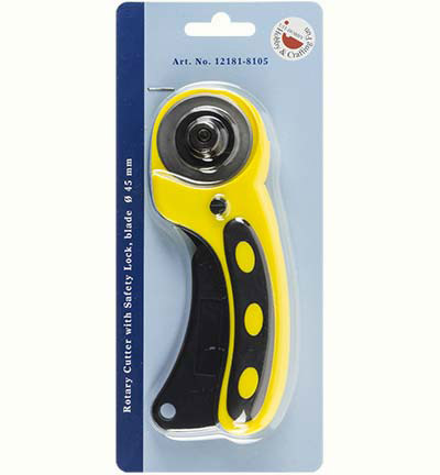 12181-8105 - Hobby Crafting Fun - Rotary Cutter with Safety Lock - Circle Cutter