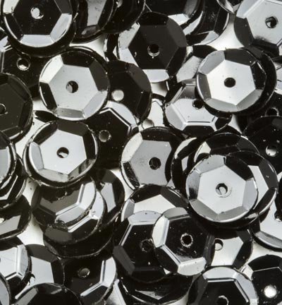 12212-1203 - Hobby Crafting Fun - Regular, Black - Paillettes