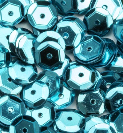 12212-1208 - Hobby Crafting Fun - Regular, Turquoise - Paillettes