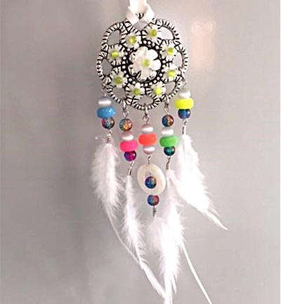 12415-0041 - Hobby Crafting Fun - White - Dream Catcher
