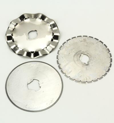 12411-1121 - Hobby Crafting Fun - Lames pour cutter roulette , 45mm - Rotary Cutter