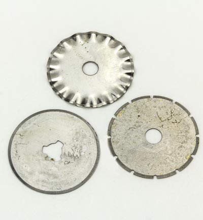 12411-1122 - Hobby Crafting Fun - Lames pour cutter roulette, 28mm - Rotary Cutter