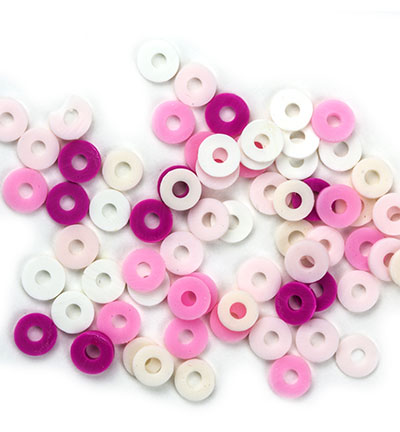 12428-2803 - Hobby Crafting Fun - Katsuki Mix, Pink - Katsuki Beads