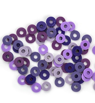 12428-2804 - Hobby Crafting Fun - Katsuki Mix, Purple - Katsuki Beads