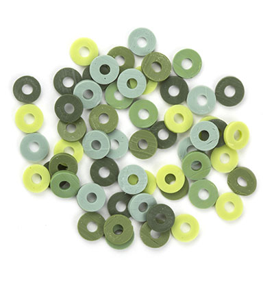 12428-2806 - Hobby Crafting Fun - Katsuki Mix, Green - Katsuki Beads