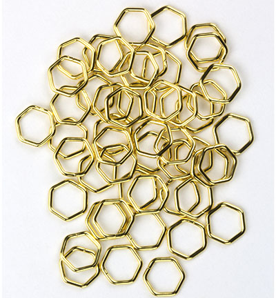 12093-9308 - Hobby Crafting Fun - Jump ring, Hexagon - Jump Ring