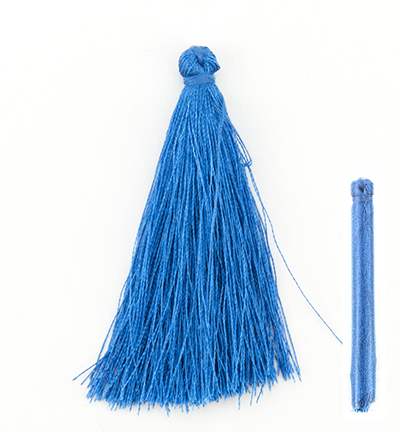 12444-4404 - Hobby Crafting Fun - Blue - Franges & pompons 12444-4404 - Hobby Crafting Fun - Blue - Franges & pompons