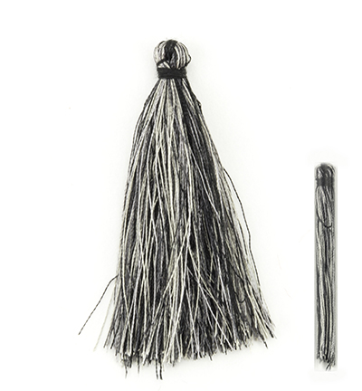12444-4413 - Hobby Crafting Fun - Gray Mix - Franges & pompons 12444-4413 - Hobby Crafting Fun - Gray Mix - Franges & pompons