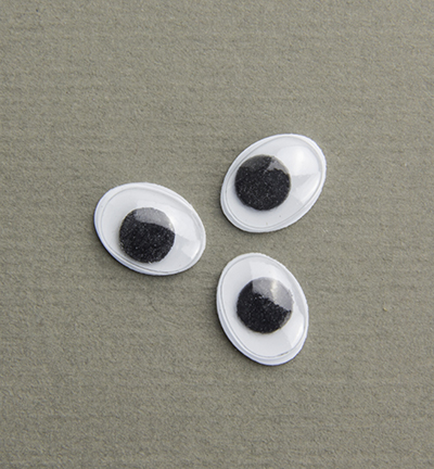12219-1921 - Hobby Crafting Fun - Movable eyes, oval - Movable Eyes oval